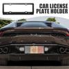 Aluminum Alloy License Plate Frame with Screws Universal Easy To Install Car Front Rear License Plate Holder