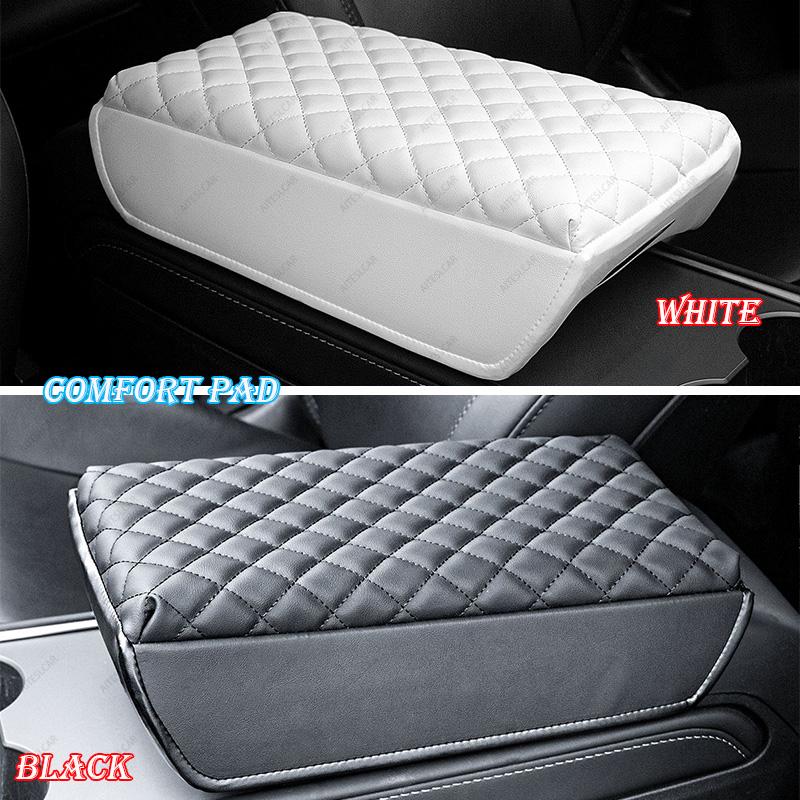 AITESLCAR For Tesla Model Y/3 2017~2025+ Armrest Cover Box Cushion Anti-scratch Pad Mats Center Console Protector Accessories