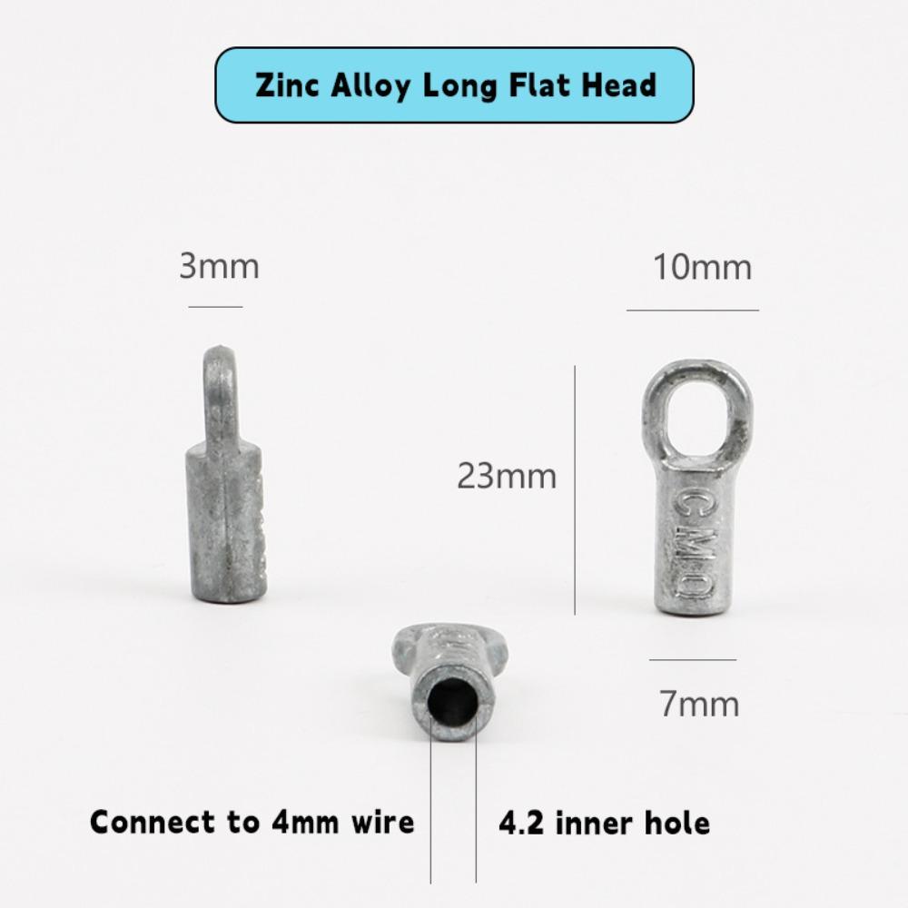 Carbon Steel Wire Puller Connector Head Electrician Tools Cable Puller Accessories Automatic Thread Guide Connect To 4mm Wire