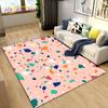 3D Crushed Stone Path Colour Gravel Area Rug Large,Carpet Rug for Living Room Bedroom Sofa Doormat Decoration,Non-slip Floor Mat