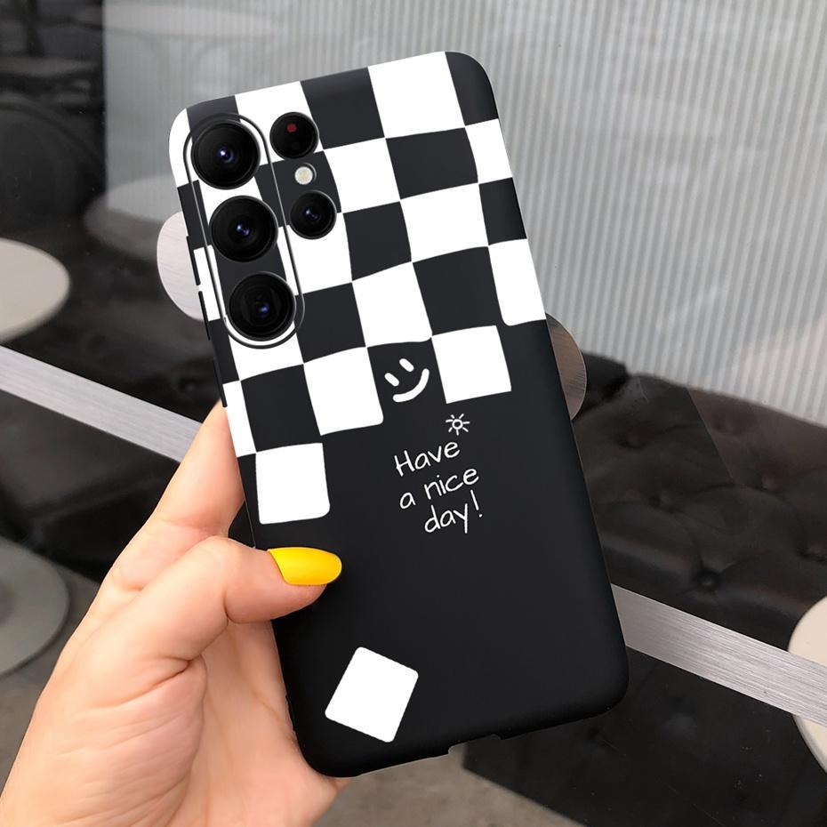 Silicone Case For Samsung S23 Ultra 5G Phone Cases Lovely Printing Soft TPU Cover For Samsung Galaxy S23 S 23 Plus S23+ Coque