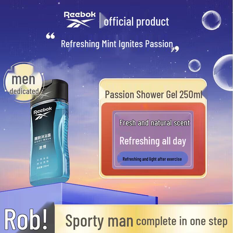 Reebok Men s 2-in-1 Refreshing Shower Gel