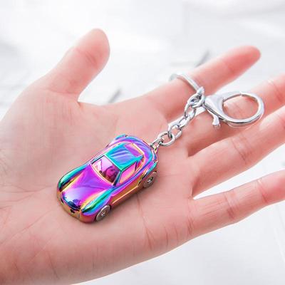 Luminous Zinc Alloy Keychain - Creative Gift for Men and Women, Cute Korean Style Couple Pendant.
