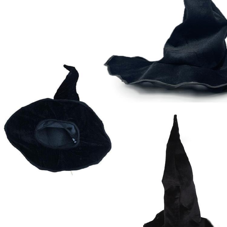 Unique Wrinkled Witch Hats Halloween Costume Accessory for Halloween Party