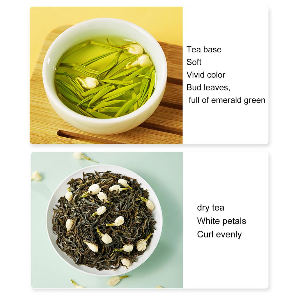 Jasmine Tea Strong Flavor Chinese Jasmine Green Leaf Tea for Morning Tea Afternoon Tea Party