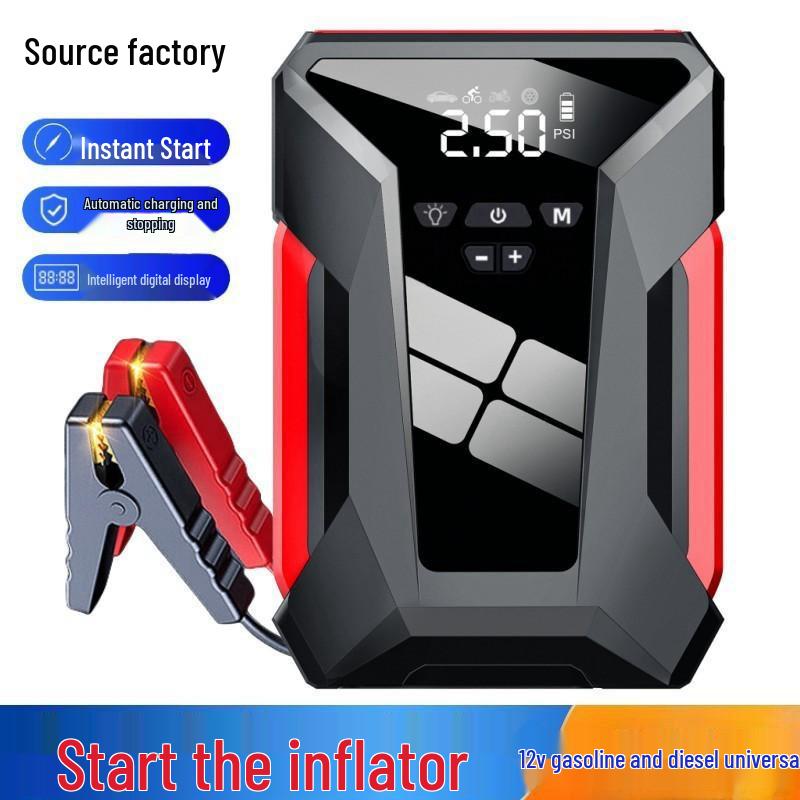 All-in-One Car Jump Starter & Tire Inflator Power Bank