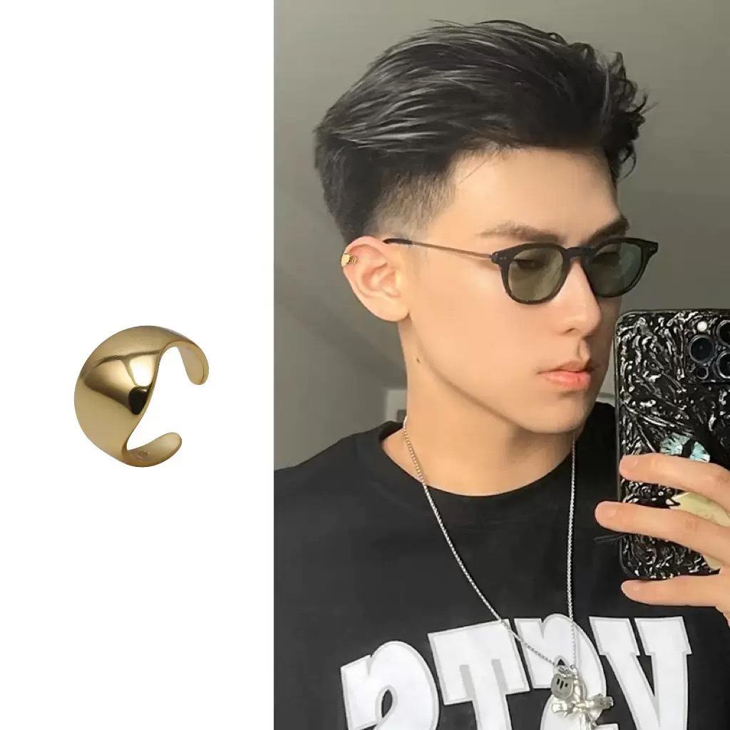 Painless Men's Ear Cuff: Vintage Chic, Niche Design, No Piercing Required