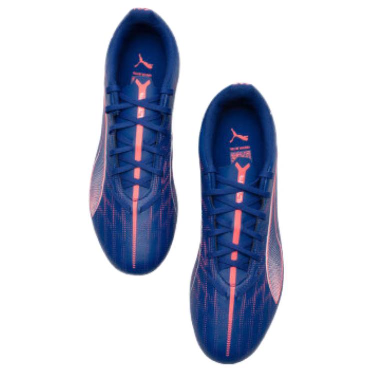 Puma Ultra 5 Play Comfortable Lightweight Mg (Rubber Short Studs) Artificial Turf Support Soccer Shoes Men Soccer Shoes Blue 107906-01