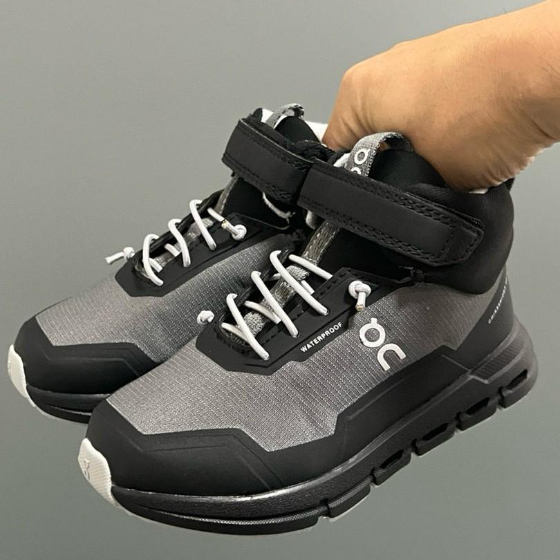 Putian Kids  Mid-top Sports Shoes - Warm, Velvet-lined Winter Sneakers for Boys & Girls 26