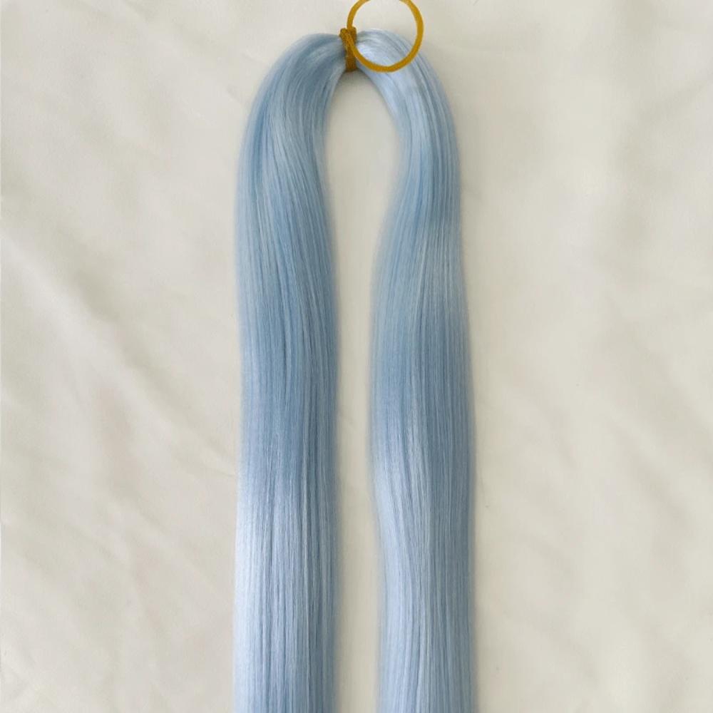 80cm/40g Colorful Series Japan Milk-Silk Doll Hair Wig DIY Repair Decor Toy Sewing Doll Wig Hair Hairline