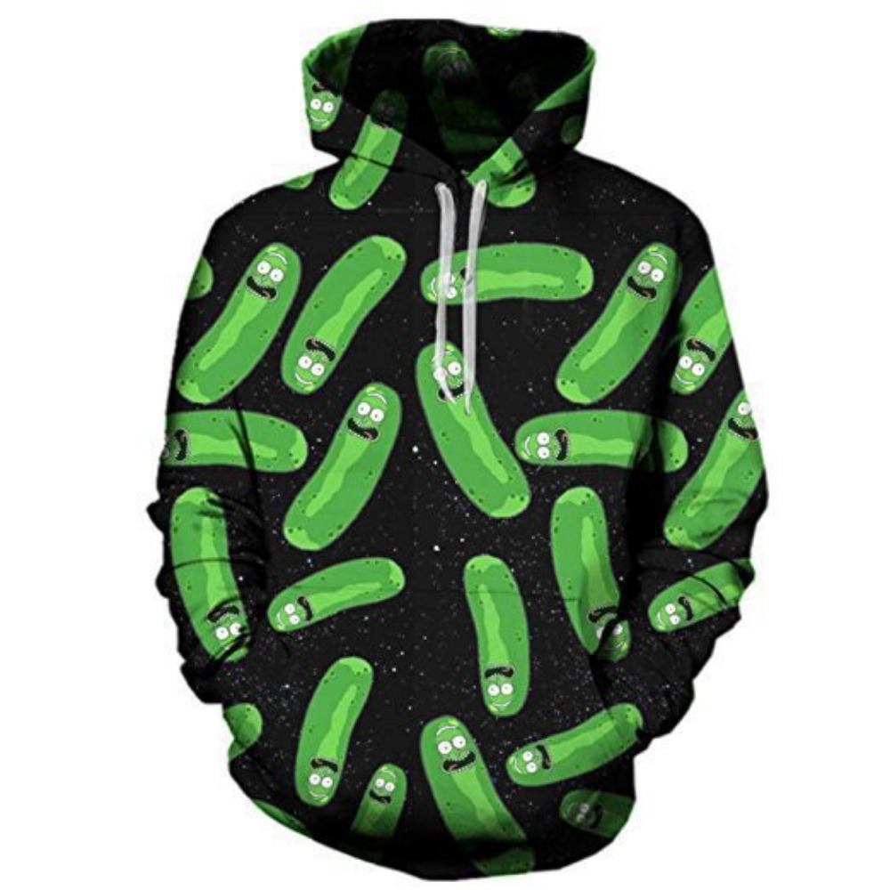 Cross Border Foreign Trade Rick and Morty Digital Printed Hoodie Hooded Men's Hoodie 3D Digital Printed Hoodie