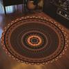 New Round Carpet Mandala Bohemian Gradient Colorful Rug For Living Room Bedroom Rugs Large Size Anti -Slip Floor Mat