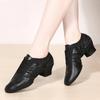 Soft Sole Practice Latin Dance Shoes Women Ballroom Dancing Shoes Closed Toe 5cm chunky heels Tango Jazz Dance Sneakers women
