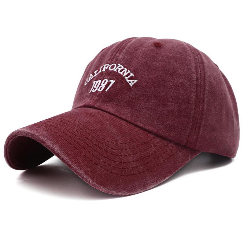 New Vintage California 1987 Embroideried Basebal Cap Hip Hop Adjustable Black Cotton Dad Hats For Men Gorras Hombre Beisbol