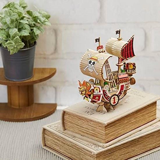 Thousand Sunnyki-gu-mi One Piece 3D Wooden PuzzleOfficial License No tools required Advanced level 139 pieces Completed size
