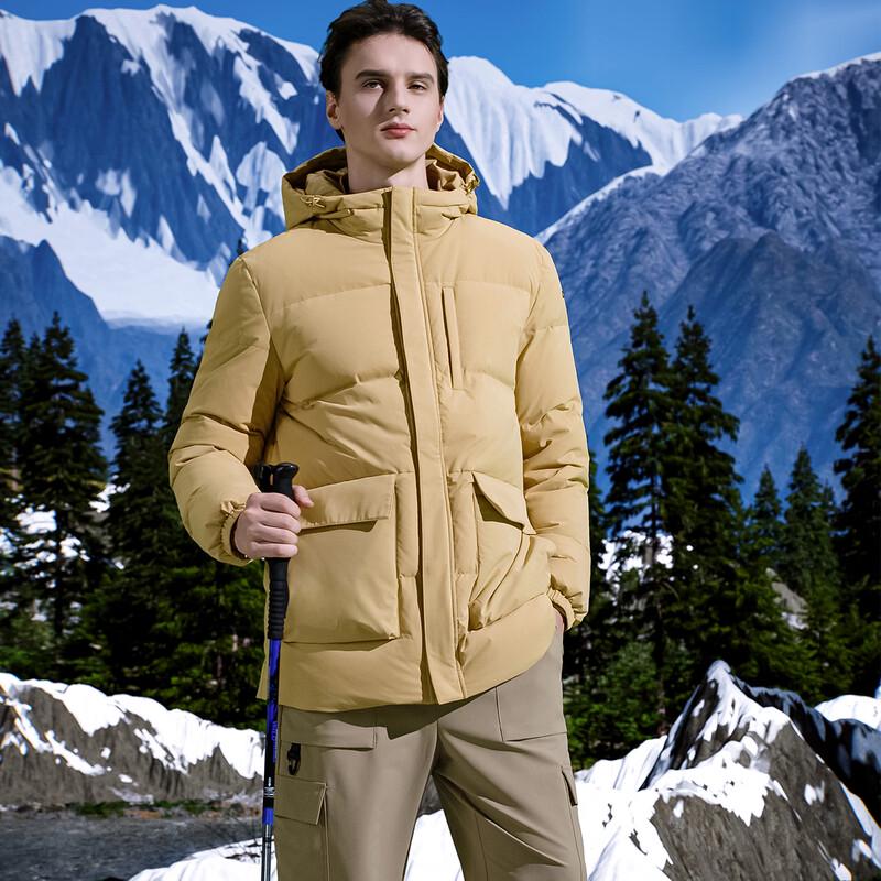 

CIMALP Men s Outdoor Mid-Weight White Goose Down Jacket AMFPYF055 XL