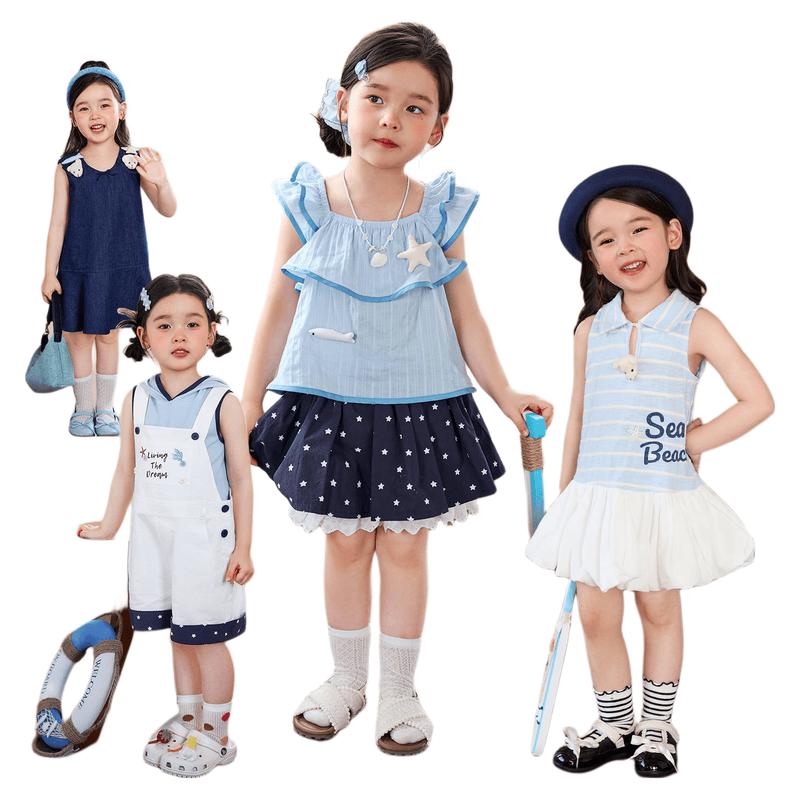 LUSON Baby Girls Korean Style Summer Apparel 80