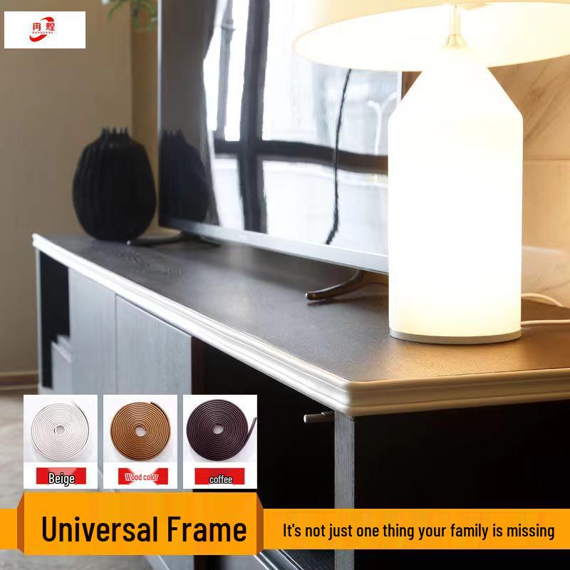 Practical Home Decor Waistline Skirting Stickers: Thick Decorative Finishing Strips for Walls and Corners