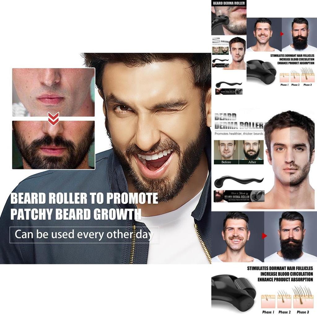 West Month Bartroller für nährende Pflege und Reinigung von Gesichtsbehaarung Essentials