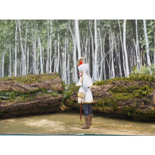 [Good In Three Directions] Artificial Forest Trees and Grass Sheet for Figure Dioramas, Figma Figures, Cure Arts Forest (28x8cm Artificial Trees)