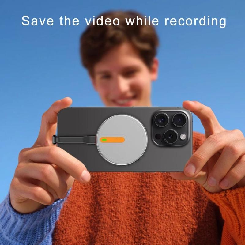 Multiple Use Short USB C To C Cable 60W Power Delivery Small Double USB C Bendable Cable Magnetic Attachments for Use