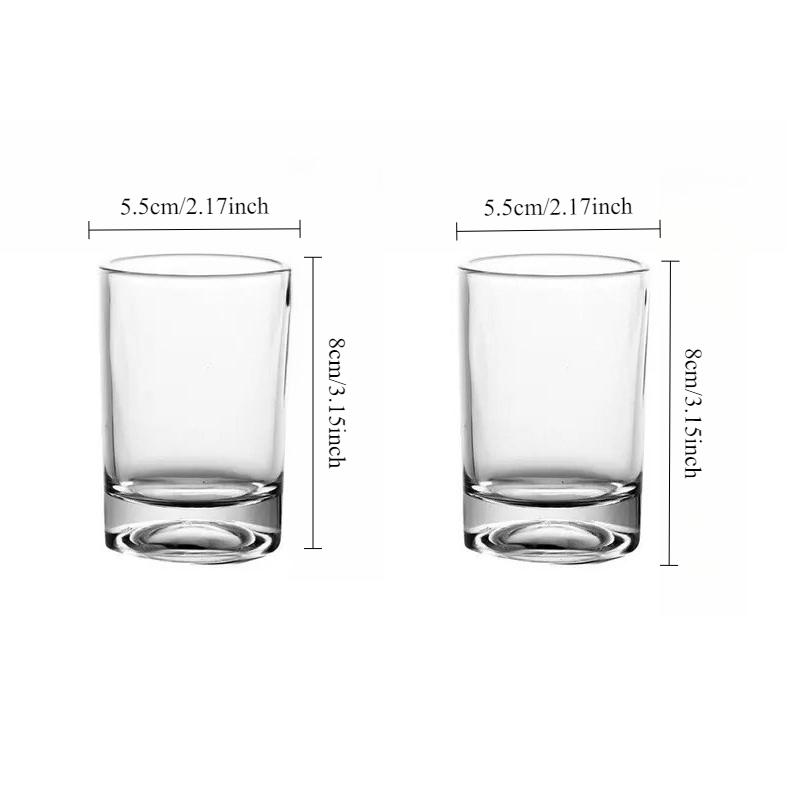 2pcs Simple Style Cocktail Glass High End Luxury Household Glass Cups Transparent Drinking Cups Household Juice Tea Milk Mugs 2pcs