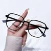 Ultra Light Large Frame Reading Glasses  Square Frame Presbyopia Glasses Clear Lens Blue Light Blocking Eye Protection Glasses