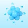 Bite-resistant Bouncy Ball High Elasticity Kitten Toy Cat Toy Supplies  Self-pleasure Relief