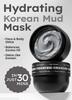 Wildglow Korean Mud Mask with Bamboo Charcoal, Kaolin Clay & Aloe Vera | Deep Pore Cleansing, Skin Detox & Oil Control | Pore Refining Face Mask F