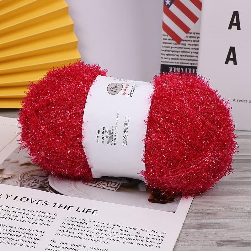 Korean-Style Handmade Strawberry Dishcloth: Non-Stick Oil, Bright Silk and Gold Thread Yarn, Glass Fiber.