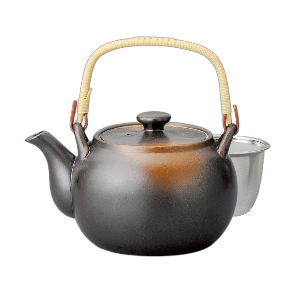

Yakishime 5 earthenware teapot with strainer x 13 x 800 Earthenware teapot No. [17 10.5 cm, cc]