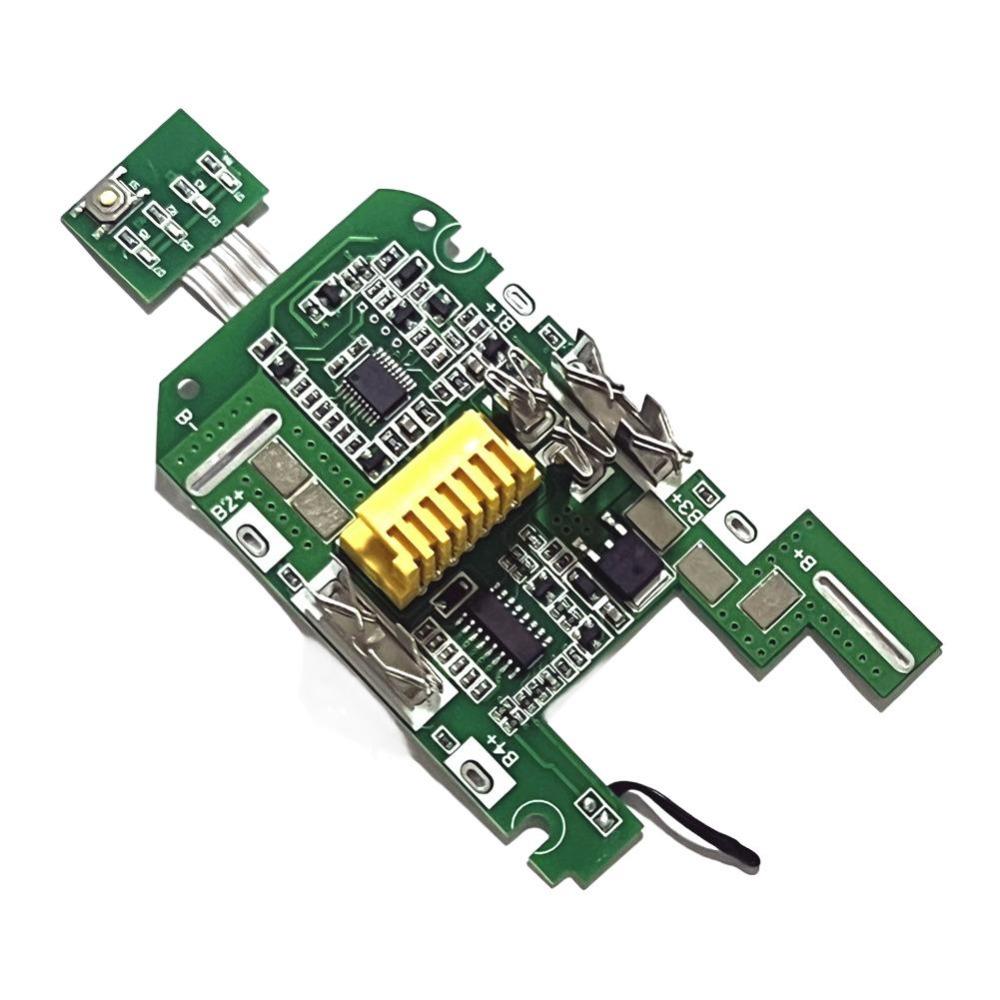 18V Lithium Battery Charging Board PCB Circuit Board Electronic Components Horizontal Lamp Protection Board for Makita