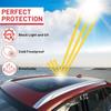 Universal Car Decorative Sunroof Vent Wind Deflector Black Top Cover DIY Car Sunroof Visor Decorative Exterior Accessories