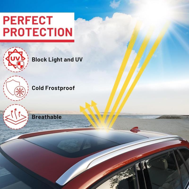 Universal Car Decorative Sunroof Vent Wind Deflector Black Top Cover DIY Car Sunroof Visor Decorative Exterior Accessories