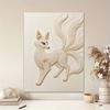 DIY Pearl Diamond Art Painting kits for Adult and Beginners,Exquisite NineTailed Fox Sparkling Painting Craft Home Wall Decor handmade Gift