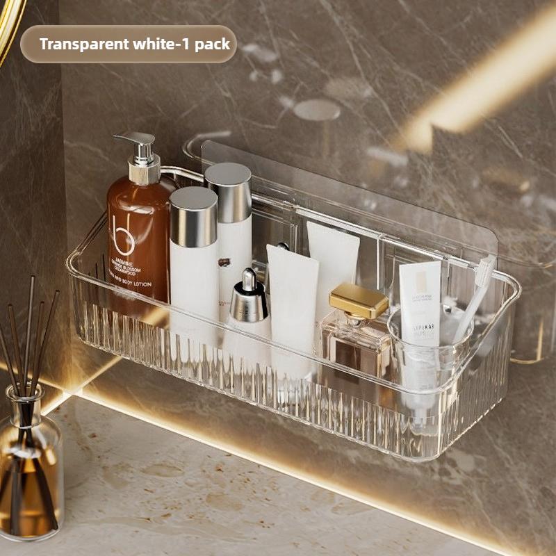 Bathroom Rack, Toilet, Toilet Supplies, Wall Hanging, No Punching On The Wall, Hand Washing Table, Cosmetics Storage Box
