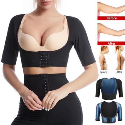 Upper Arm Shaper Sauna Sweat Vest Compression Arm Trimmers Slimming Shirt for Flabby Arm Workout Tank Tops Shapewear Sauna Suit Body Shaper