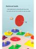 Montessori Shape Matching Puzzle Board for Infants, 1-2.5 Years Old