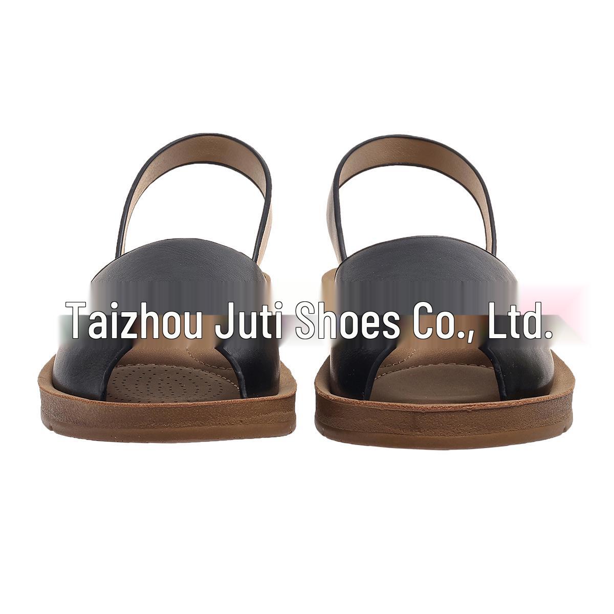 Juti Women s Plus Size Thick Soled Sandals - Flat Bottom, Size 43, Summer Style for European, American, and Southeast Asian Markets. 43