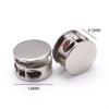 Double Hole Metal Spring Buckle for Hat and Trouser Adjustment