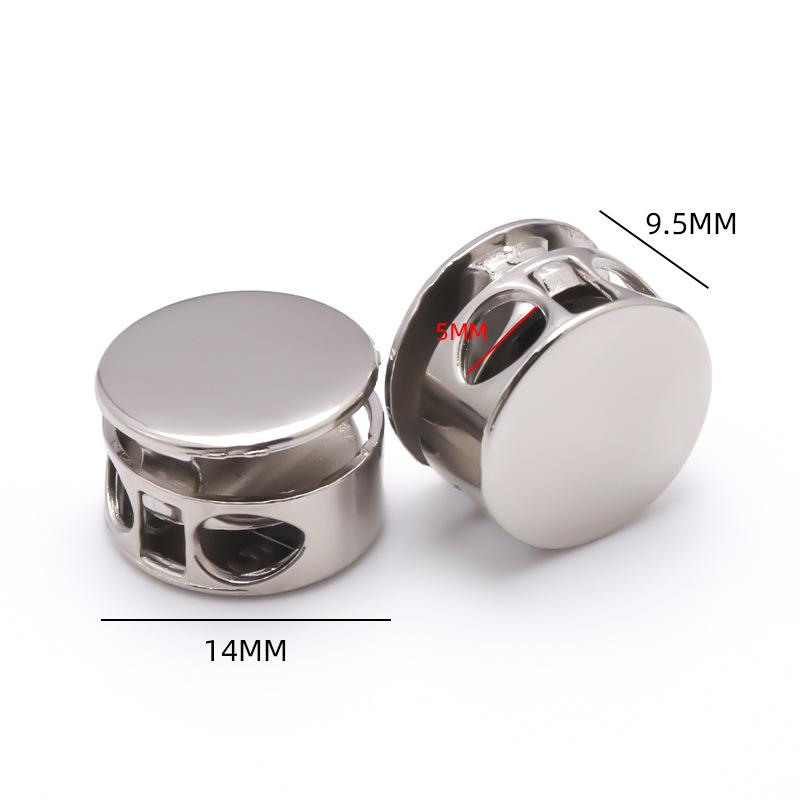 Double Hole Metal Spring Buckle for Hat and Trouser Adjustment