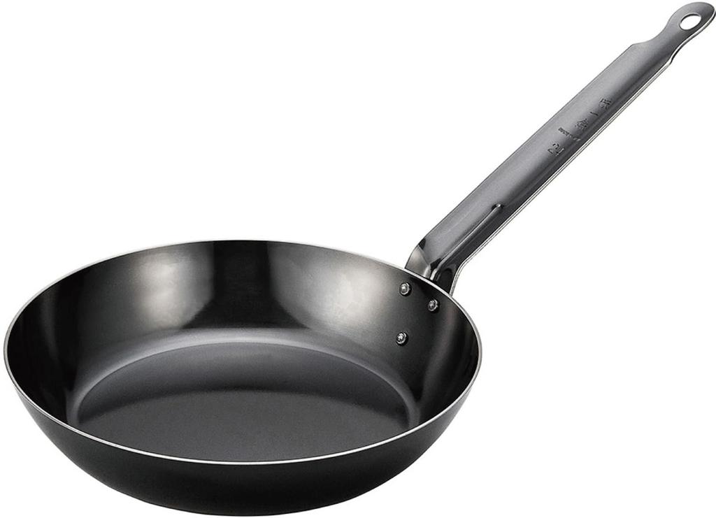 Hokuriku Aluminiu Fier Prăjire Inducție Fabricat în Ideal pentru Exterior și Tigaie Ajiichitetsu, 24cm, Compatibilă, Japonia, Bogat în Fier, Solubil în Ulei,