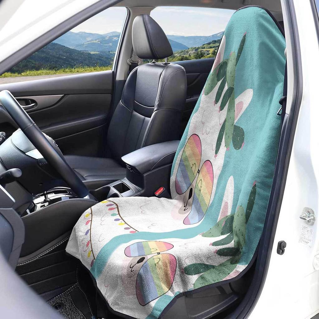 Universal All-Season Animal Front Seat Cover for Gym & Workout