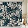 3D Shower Curtains Flowers Bathroom Curtain With Hooks Waterproof Print 180X240Cm Polyester Cloth Bathroom Decoration Screen