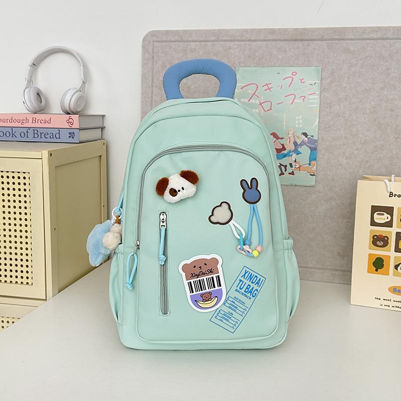 New high-value, fresh, sweet and cute cartoon backpack, middle school student level 1-3 student backpack