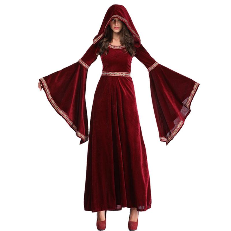 Medieval Halloween costumes, Victorian costume dresses, Renaissance burgundy dresses