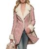 European and American style winter new solid color velvet jacket women's