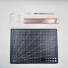 A3/A4/A5 Cutting Board & Stationery Set: Engraving Pen, Ruler, Carving Knife, Mat Board - Multi-piece Handmade Craft Kit
