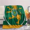 1Pc Sporting FC Print Flannel Blanket, High Quality Comfortable for All Seasons, Home Decor, Warmth and Comfort, Perfect for Gifts