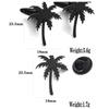 Three Dimensional Coconut Tree Brooch Cufflinks Creative Personality Simple Versatile Cutting Accessories Jewelry